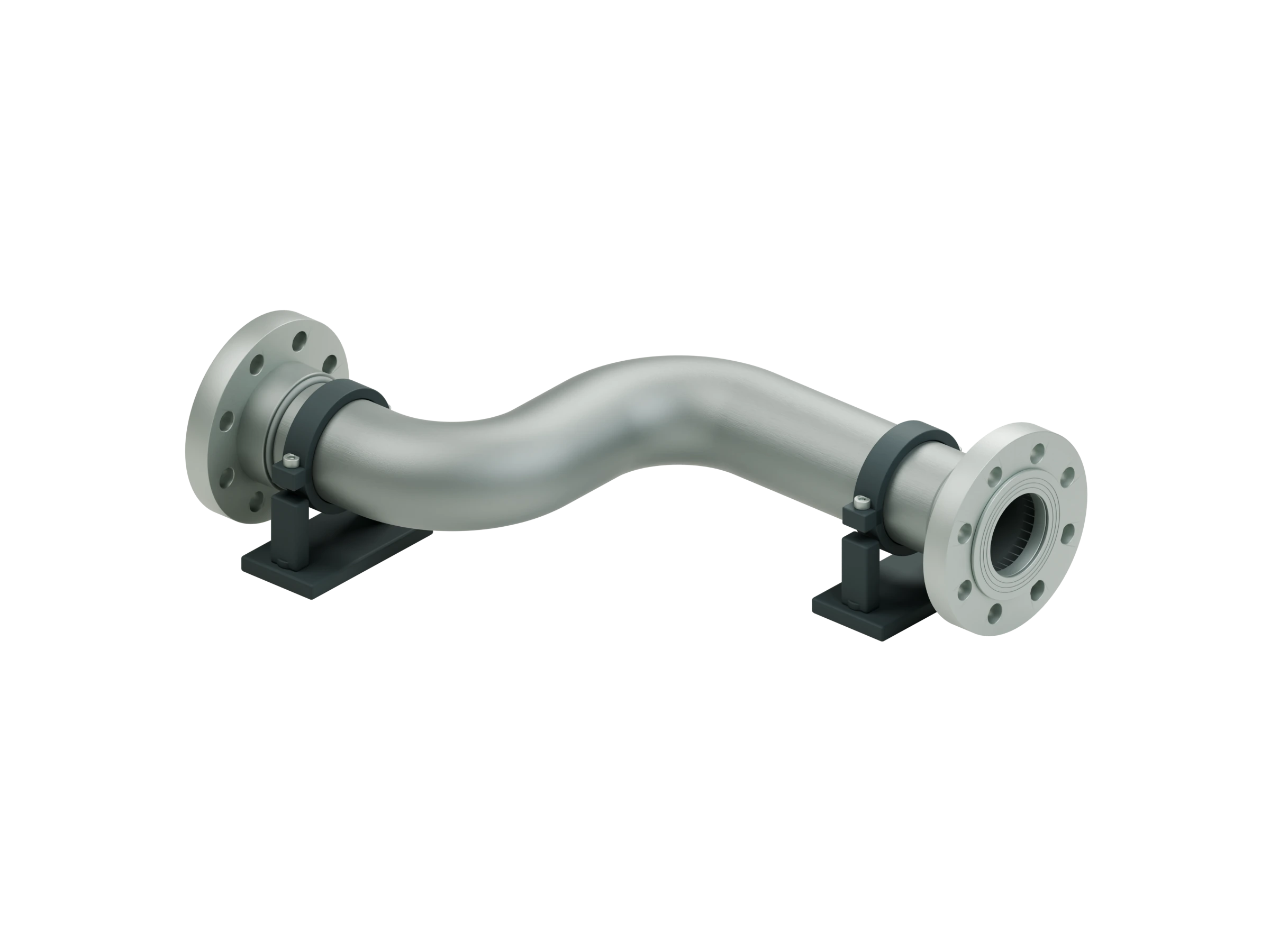 Illustrative formed tube with machined end connections.